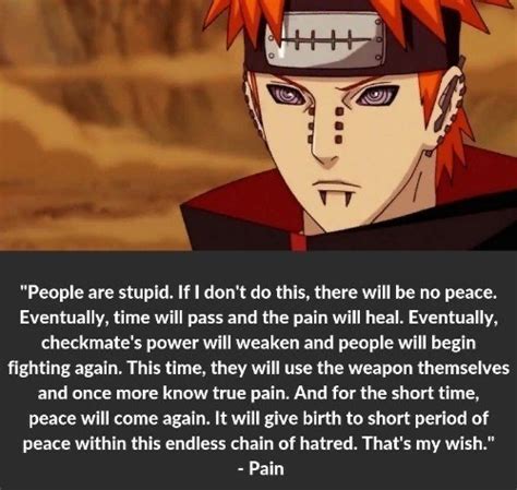 Best 20 Naruto Shippuden Pain Quotes Mr Jk Quotes