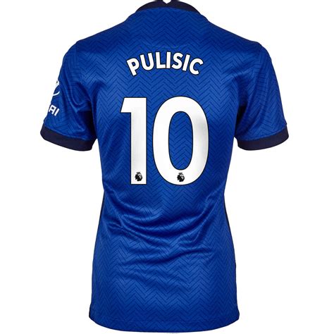 2020/21 Womens Nike Christian Pulisic Chelsea Home Jersey - SoccerPro