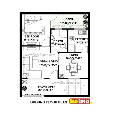 Microsoft ceo steve ballmer revealed the search engine in may 2009. House Plan for 25 Feet by 30 Feet plot (Plot Size 83 Square Yards) - GharExpert.com