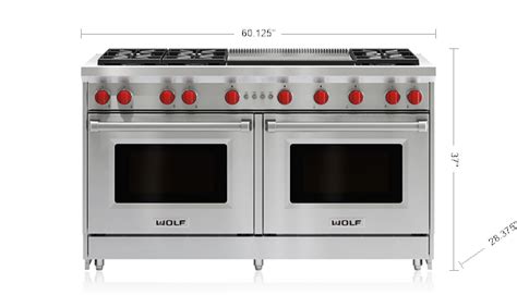 In the video we say the wolf grates are dishwasher safe. 60" Gas Range 6 Burner Infrared Dual Griddle Wolf Rangetop