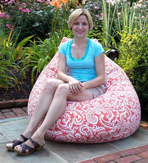 Perfect for homes with or without families, the. Colima Teardrop Indoor/Outdoor Bean Bag Chair - Capri ...