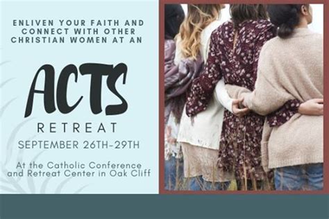 Womens Acts Retreat At Catholic Conference And Formation Center Dallas