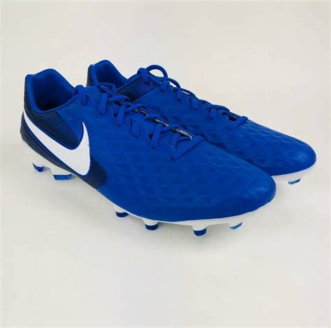 Nike Tiempo Legend 8 Pro Fg Soccer Cleats Size 105 At6133 414 Blue