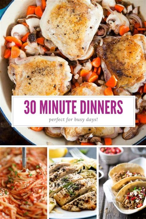 Best 30 Minute Dinner Recipes - Easy Midweek Meals! | 30 ...
