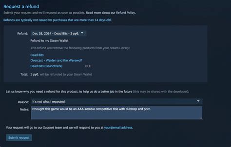 How To Refund Games Steam