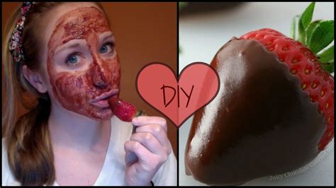 Diy Chocolate Covered Strawberry Mask