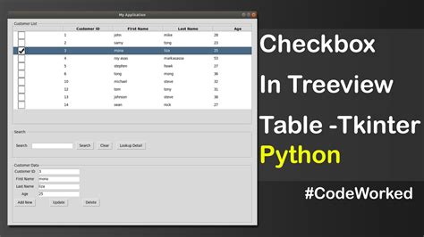 Python Tkinter Ttk Treeview How To Set Fixed Width Why It Change All In