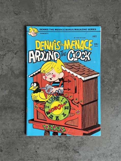 Dennis The Menace Bonus Magazine Series The Clock No107 Fawcett 1972