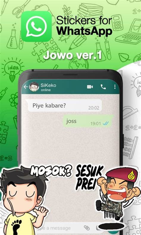 We did not find results for: Stiker WA Lucu Jowo for Jawa Sticker WhatsApp for Android - APK Download