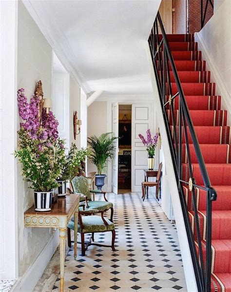 Pin By Melissa Koch Mki On Entry Elle Decor Stairs House Entrance