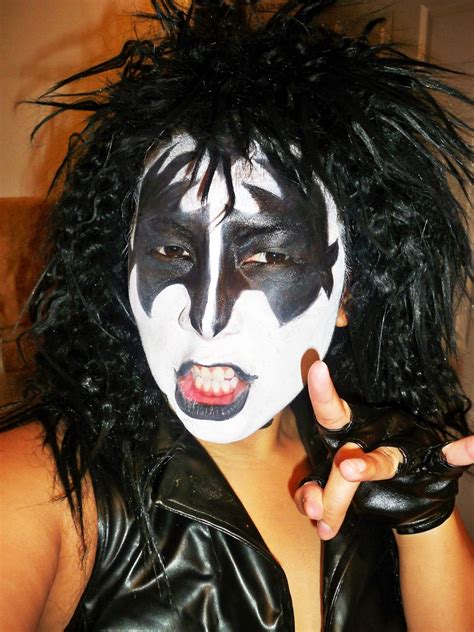 Halloween Makeup Kiss Rock Star Tutorial Makeup By Renren