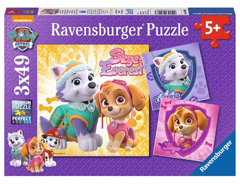 Ravensburger Puzzle Paw Patrol 3x49 Mehrfach Puzzle