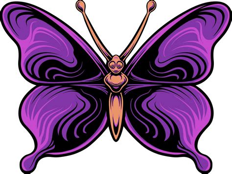 Beautiful Butterfly Vector Design For Elements Color Editable 20874169