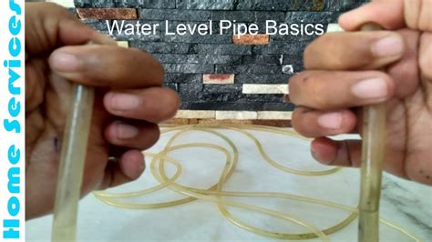Water Level Pipe How To Use Water Level Pipe Youtube