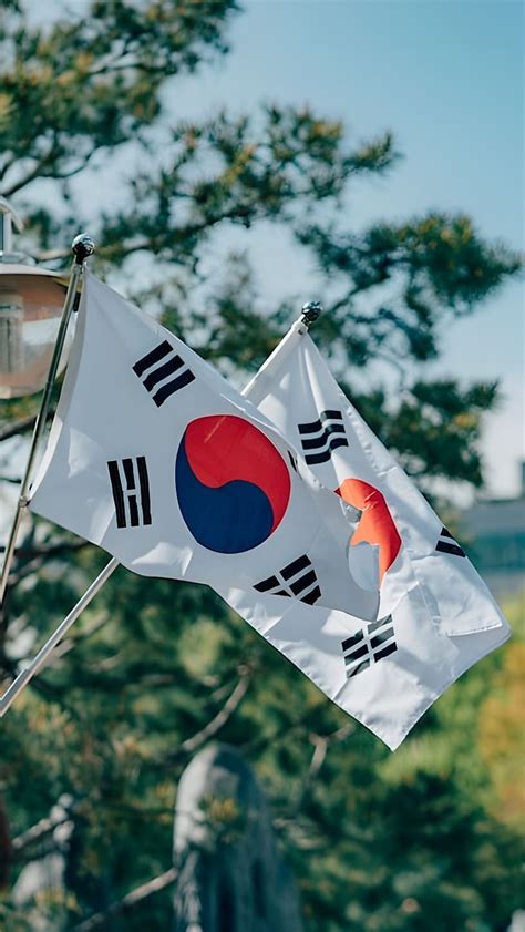 Korean Flag National Flag Hd Phone Wallpaper Peakpx