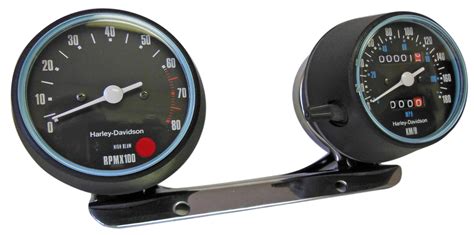 Genuine Harley Davidson Tachometer And Speedometer Kmh For Sportster Xl