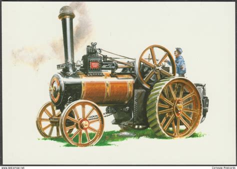 William Allchin Ltd Traction Engine Golden Era Postcard For Sale