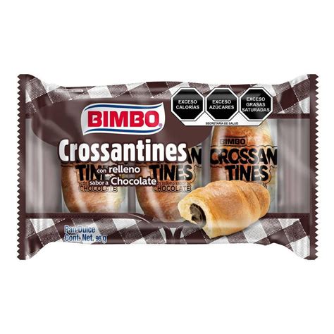 Crossantines Crossantines Bimbo Con Relleno Sabor Chocolate 96 G Walmart