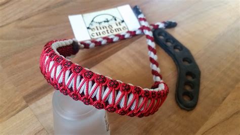 Thus david prevailed over the philistine with a sling and a paracord rock sling can be very useful when shtf. Bow Wrist Sling - Cobra with Microstitching Weave | Bow wrist sling, Wrist, Bows