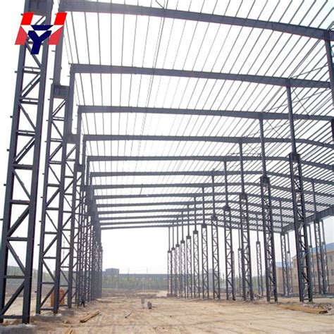 China Sloping Roof Space Frame Sing Slope Steel Beams Structure