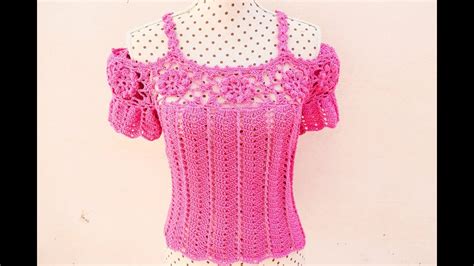 Blusa De Mujer A Crochet Muy Fácil Y Rápida Majovel Crochet Youtube