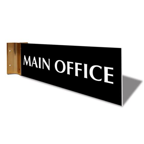 Main Office Corridor Sign 4 X 12 Custom Signs