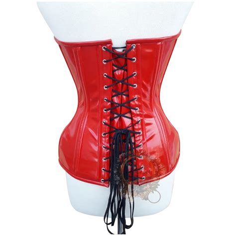 Women Pvc Overbust Corset Heavy Duty Steel Boned Corset Waist Etsy Australia