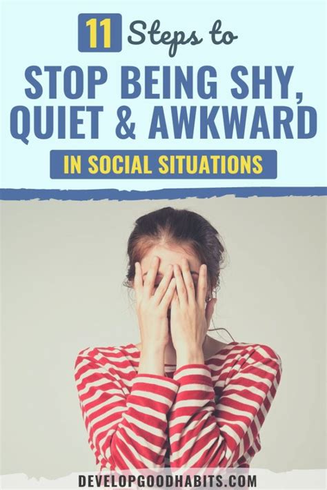 11 Steps To Stop Being Shy Quiet And Awkward In Social Situations