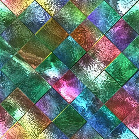Seamless Stained Glass Window Texture