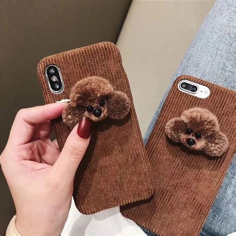 Fluffy Poodle Iphone Case In 2020 Fluffy Phone Cases Dog Phone