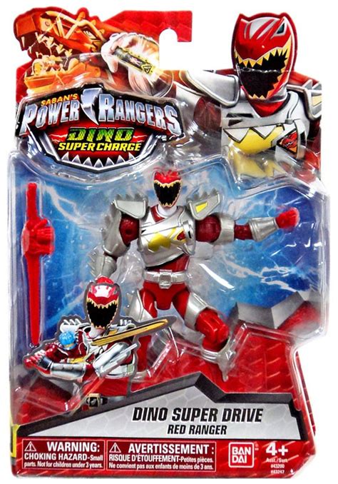 Power Rangers Dino Super Charge Dino Super Drive Red Ranger 5 Action