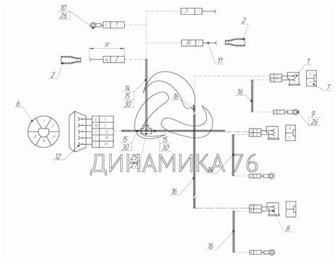 66062 01 3724010 10 Жгут основной на НефАЗ 66062