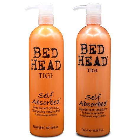 Tigi Bed Head Self Absorbed Shampoo And Conditioner 2536 Oz Combo Pack