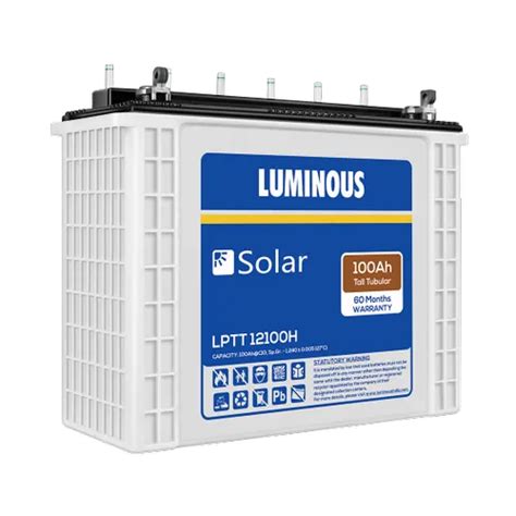 Luminous Lptt1280h Solar 80 Ah Tall Tubular Battery At Rs 9000 लुमिनस