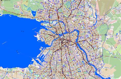 Apps , kaarte en navigasie. City maps Saint Petersburg