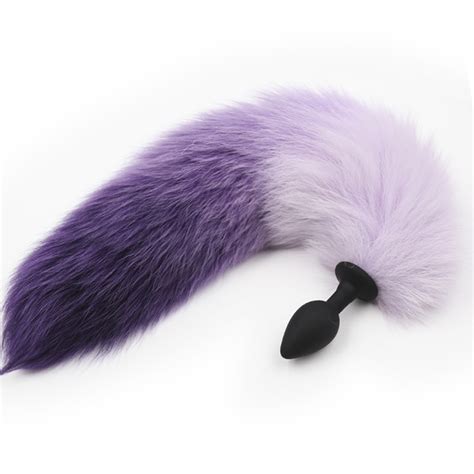 Faux Fox Tail Butt Plug Silicone Anal Plug Tails Sex Toys For Women
