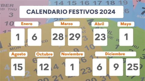 Calendario Con Los Festivos Image To U