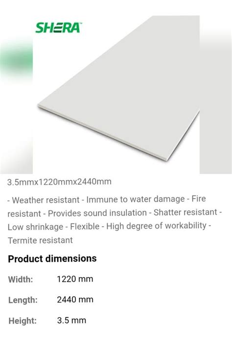 Shera Fiber Cement Ficem Board Commercial Industrial Construction Building Materials On