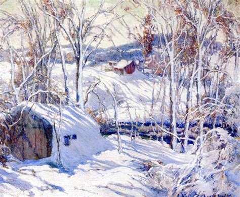 Winter Scene Painting Charles Reiffel Oil Paintings