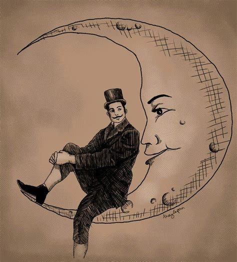 Man In The Moon Drawing At Getdrawings Free Download