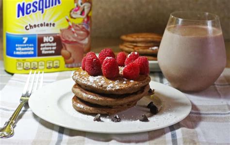 Double Chocolate Milk Pancakes Everyday Eileen