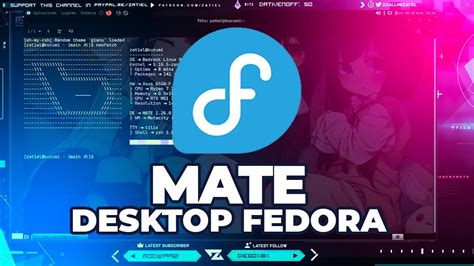 Mate Desktop Fedora 343536 Youtube