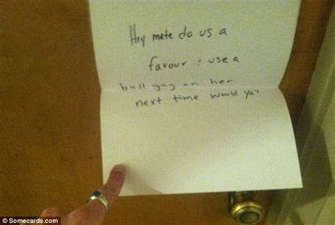 Hilarious Notes Pleading With Neighbours To Keep It Down During Sex