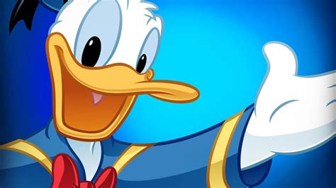 Donald Duck In Blue Cartoon Wallpaper Wallpaper Download 1920x1080