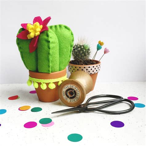 Craft Kit Diy Craft Kit Cactus Felt Cactus Beginners Kit