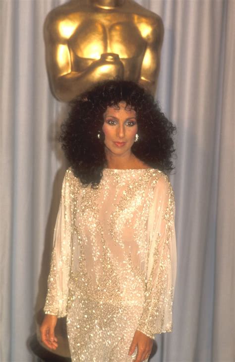 Cher 1983 The Best Oscars Hairstyles Of All Time Popsugar Beauty
