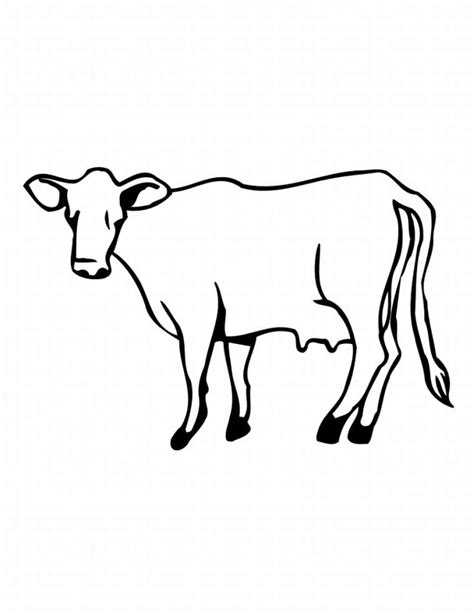 Coloriages a Imprimer  Dessin vache