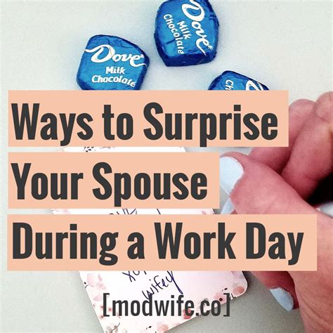 10 Ways To Surprise Your Spouse During The Work Day Happy Marriage