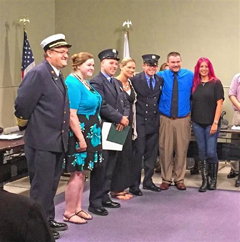 The Recorder Greenfield Firefighters Honored For Off Duty Heroics