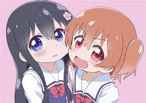 Shirosaki Hana And Hoshino Hinata Watashi Ni Tenshi Ga Maiorita Drawn By Yuugehangoban